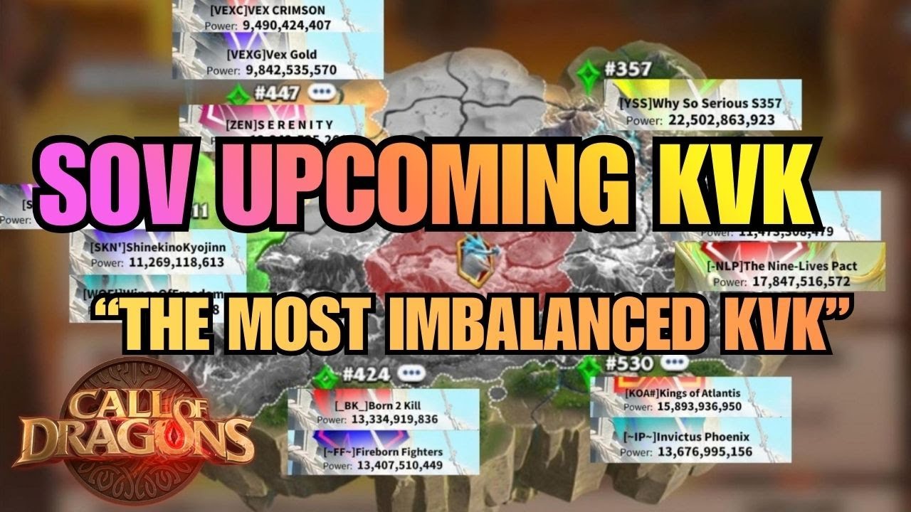 SOV & The Most Imbalanced KvK Ever | Call Of Dragons