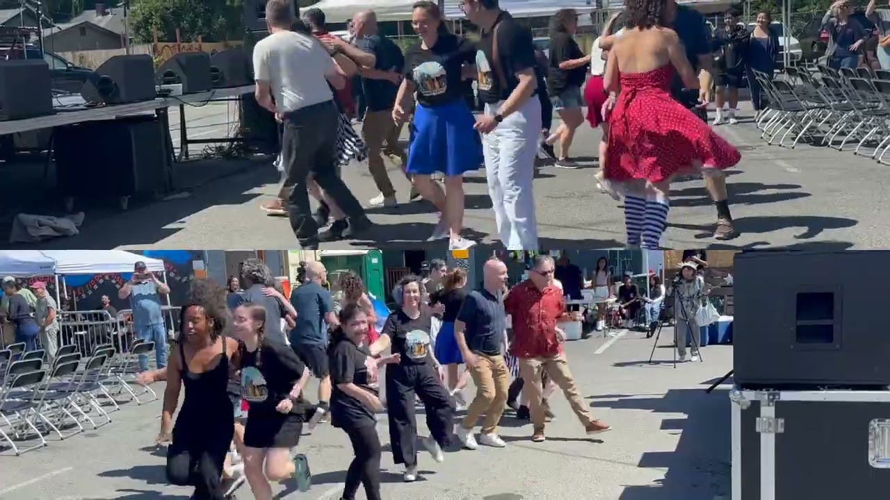 Swing It Seattle - Team Swing It at SopaSupa Block Party 2025
