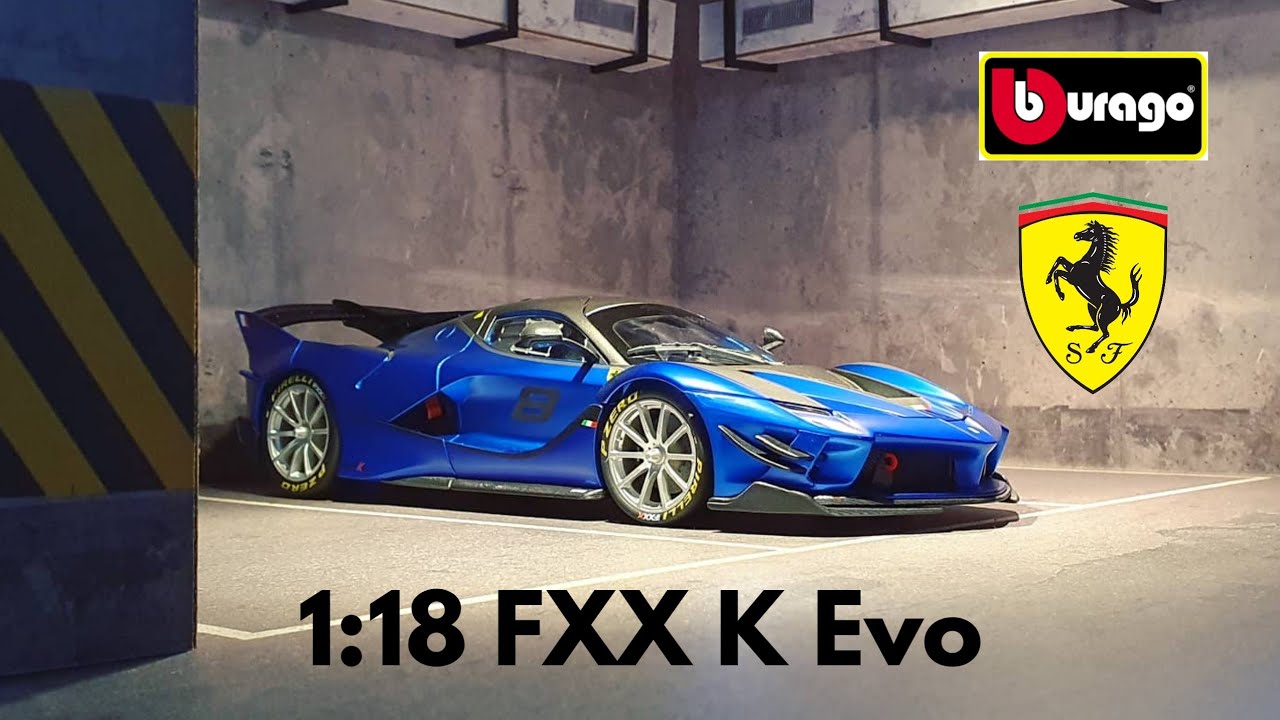 Tomica Ferrari Burago Signature Series 1:18 Diecast FXX-K EVO Special Blue Japan
