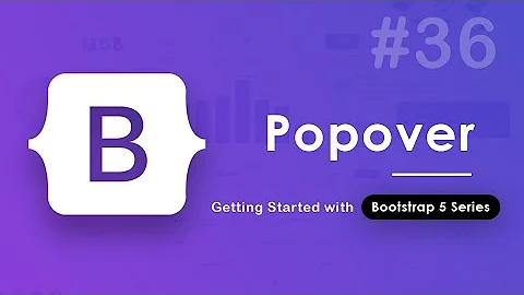 36. Popover in Bootstrap 5 | Hindi - 2022