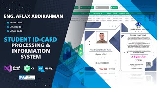 C# Student ID Card Processing and Information System