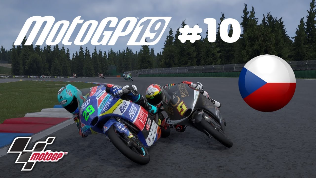 MotoGP 19 CZ | Kariéra Moto3 - Brno #10 | PS4 |