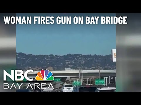 Video shows naked woman running with a gun on Bay Bridge