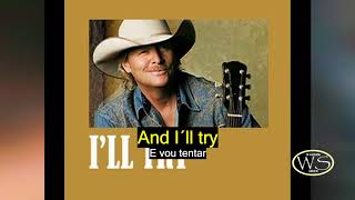 Alan Jackson I`ll Try - Legenda inglês e Português chords