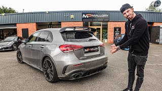 MERCEDES A35 AMG MILLTEK EXHAUST INSTALL