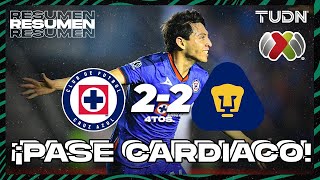 Resumen y goles | Cruz Azul (4)22(2) Pumas | CL2024  Liga Mx 4tos | TUDN