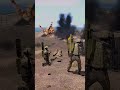 OMG! Ambushing a tank convoy from a hill ⚔️ | ARMA III #shorts #military #news