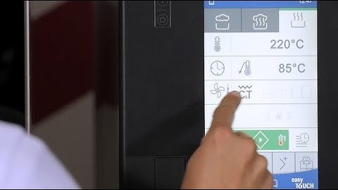 Convection with core temperature setting in the Convotherm 4 easyTouch °C
