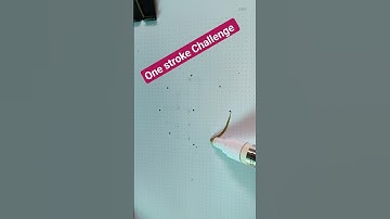 One stroke challenge,#onelineart ,#onelinedrawing ,#connectthedots ,#shorts