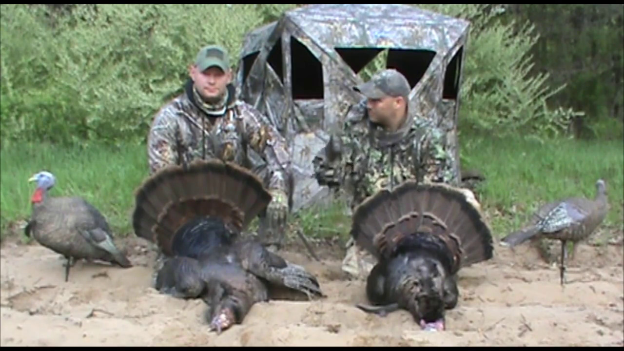 Double Turkey Kill in Indiana 2017 - YouTube