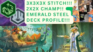 Lorcana - Emerald Steel Deck Profile! Multiple Wins!!!
