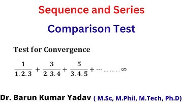 Comparison test | sequence and series | part 2 |