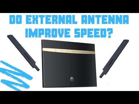 Do external antennas improve internet speeds? Huawei B525 Optus Network Wireless 4G Broadband