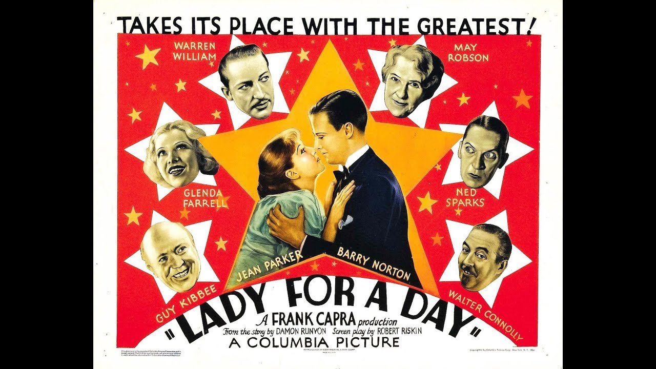 Комедия  Леди на один день (1933)  May Robson Warren William Guy Kibbee