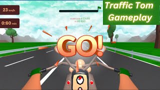 Traffic Tom Gameplay: Overtaking 4 cars in 60 seconds screenshot 4