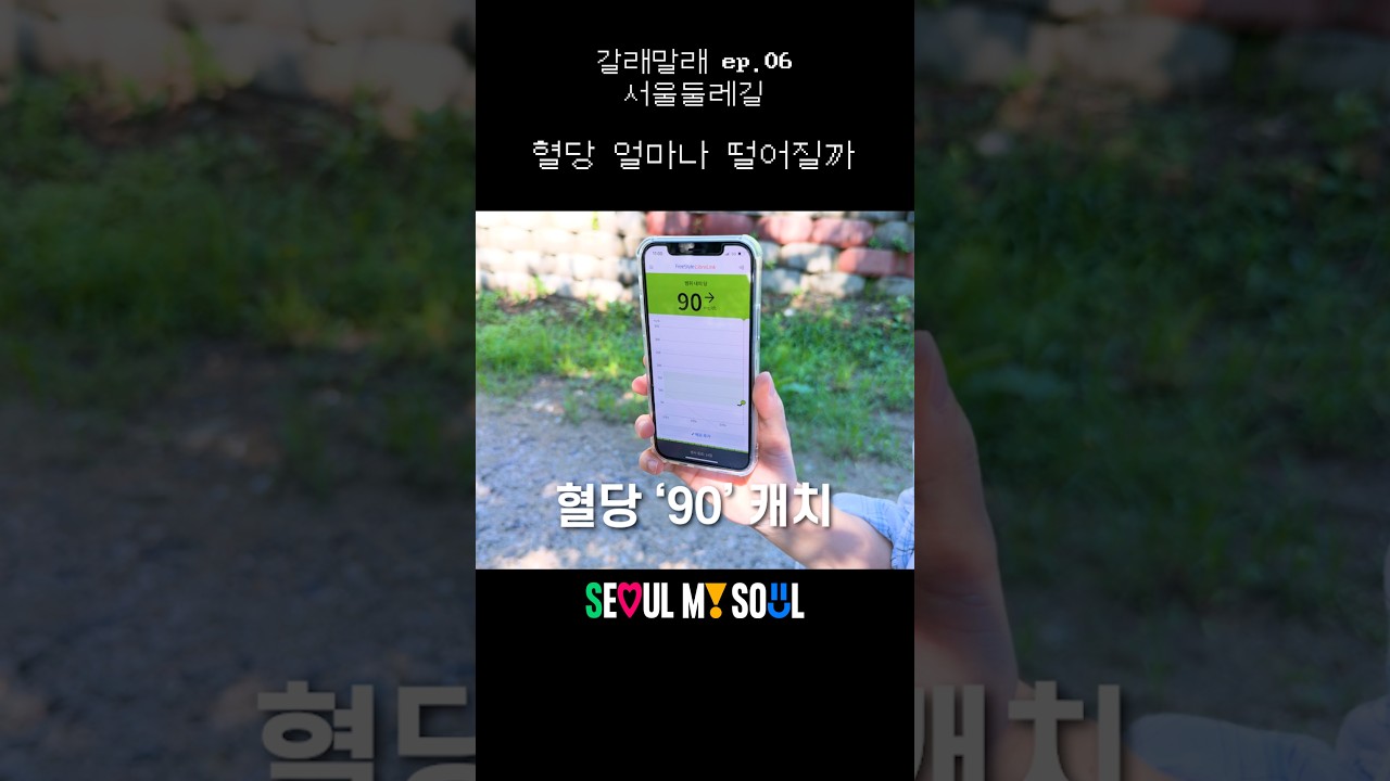 밥 먹고 4시간 걸었더니 혈당이 이렇게 됐습니다