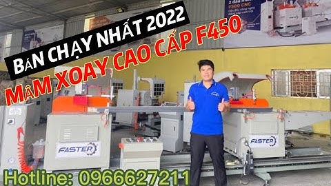 Máy cắt nhôm 2 đầu mâm xoay F450 cao cấp || Công nghệ mới - Bán chạy 2022