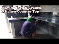 How to install Granite Kitchen counter top in a easy way I ArRey Malolos