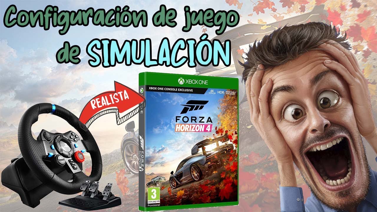 CONECTAR VOLANTE LOGITECH G29 O G20 A PC + CONFIGURACION FORZA HORIZON 4 