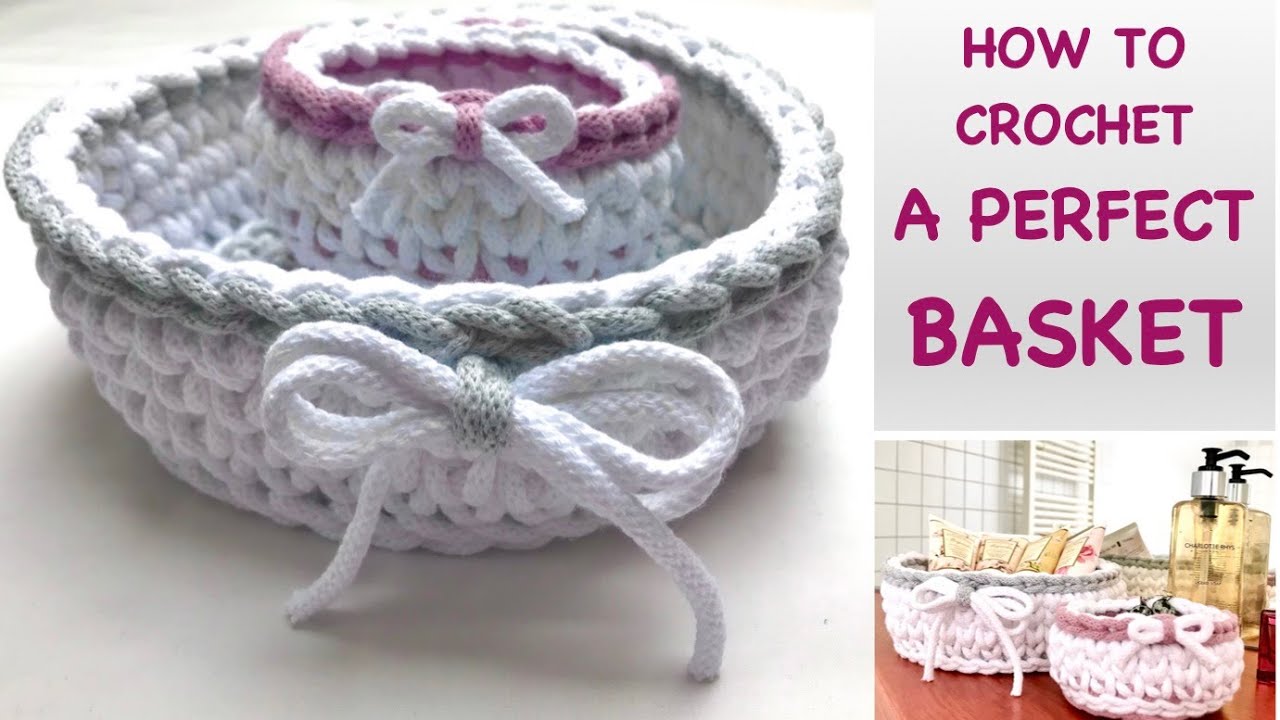 Crochet basket • Raam Crochet