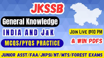 JKSSB Daily Live MCQs Practice Session | Day 2 | For All JKSSB Exams 2026