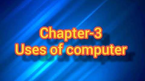 Std-1, Chapter-3, Computer (Part-2).