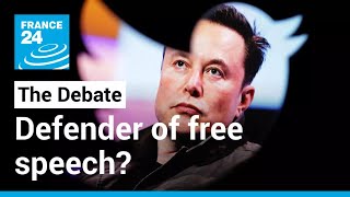 Defender of free speech? Elon Musk's Twitter takeover sparks calls for regulation • FRANCE 24