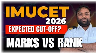IMUCET 2026 Expected Cut-Off ⚓| Marks vs Rank Analysis.