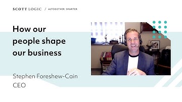 How our people shape our business // Stephen Foreshew-Cain, CEO, Scott Logic