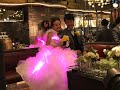 可愛すぎる♡魔法のドレス♪光るウェディングドレス‼プリンセスへと大変身？！