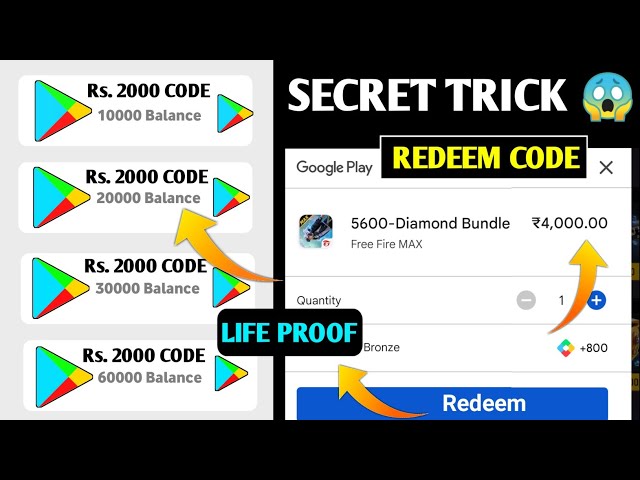 Google Play Redeem Code Bonanza (09 December 2023): Grab Free Play Credit  Today! - Free Fire Community