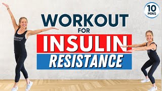 Workout for Insulin Resistance. Follow along workout (10 Minutes)