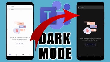 How to Enable in Dark Mode Microsoft Teams App on Mobile
