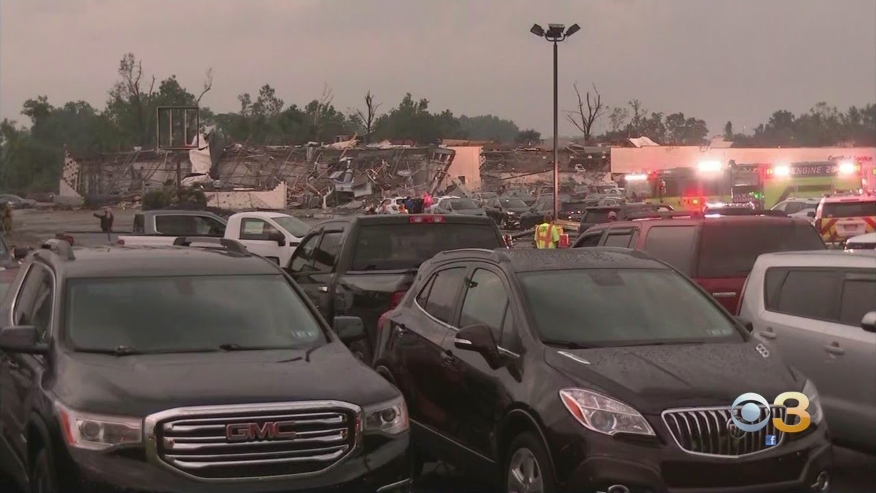 Tornado Rips Through Car Dealership In Trevose, Bucks County YouTube