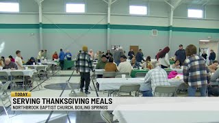 Boiling Springs Church serves free Thanksgiving meals for 25th year, making sure no one spends the h
