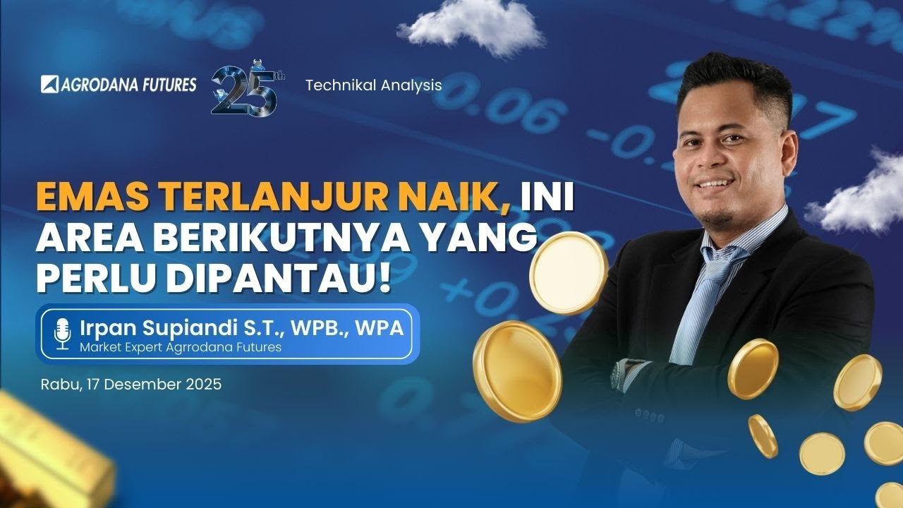Emas Terlanjur Naik  Ini Area Berikutnya Yang Perlu DIpantau!-Technikal Analysis 17 Desember 2025
