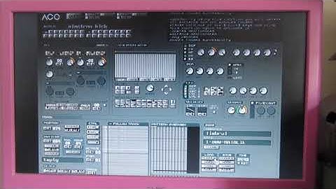 ACE TRACKER ATARI FALCON WITH EXXOS CLOCK PATCH
