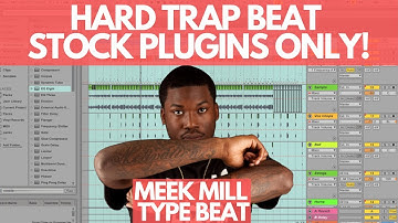 Making a HARD Trap Beat Using ONLY Ableton Stock Sounds!