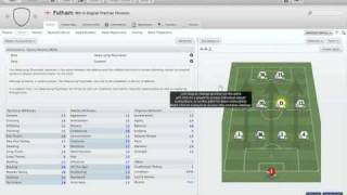 Fm11 Fulham Tactics Quick Look