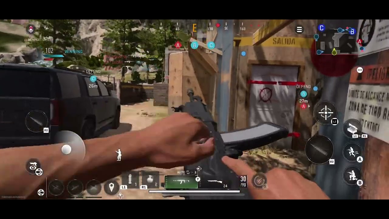 WARZONE MOBILE - MULTIPLAYER GAMEPLAY - MOSH PIT MODE - YouTube