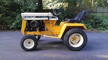 1970 IH Cub Cadet 127 walk around