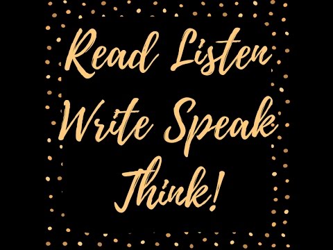 read and write the english
