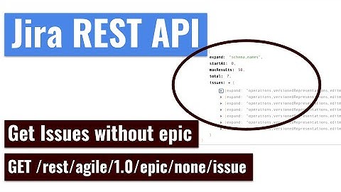 Jira REST API - Get issues without epic