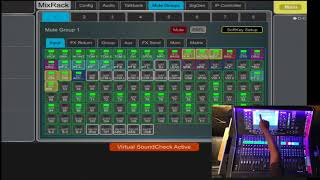 Allen & Heath dLive Training - Mute Groups screenshot 3