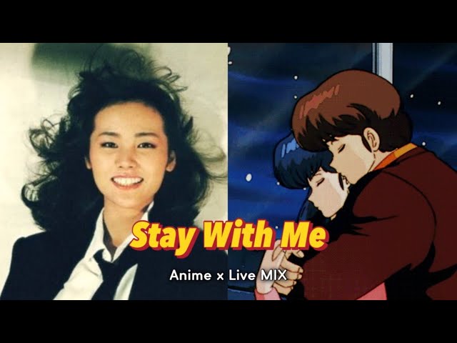 🔥요즘 쇼츠에서 핫한! Stay With Me - Miki Matsubara (마츠바라 미키 - 한밤중의 도어)真夜中のドア [가사/해석,발음] (애니 x Live MIX M/V)