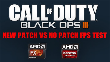 Black Ops 3 : Does The New Patch Increases FPS ? R9 280X FX 8350 [November 14th Patch]