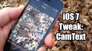 Preview: iOS 7 Jailbreak Tweak: CamText
