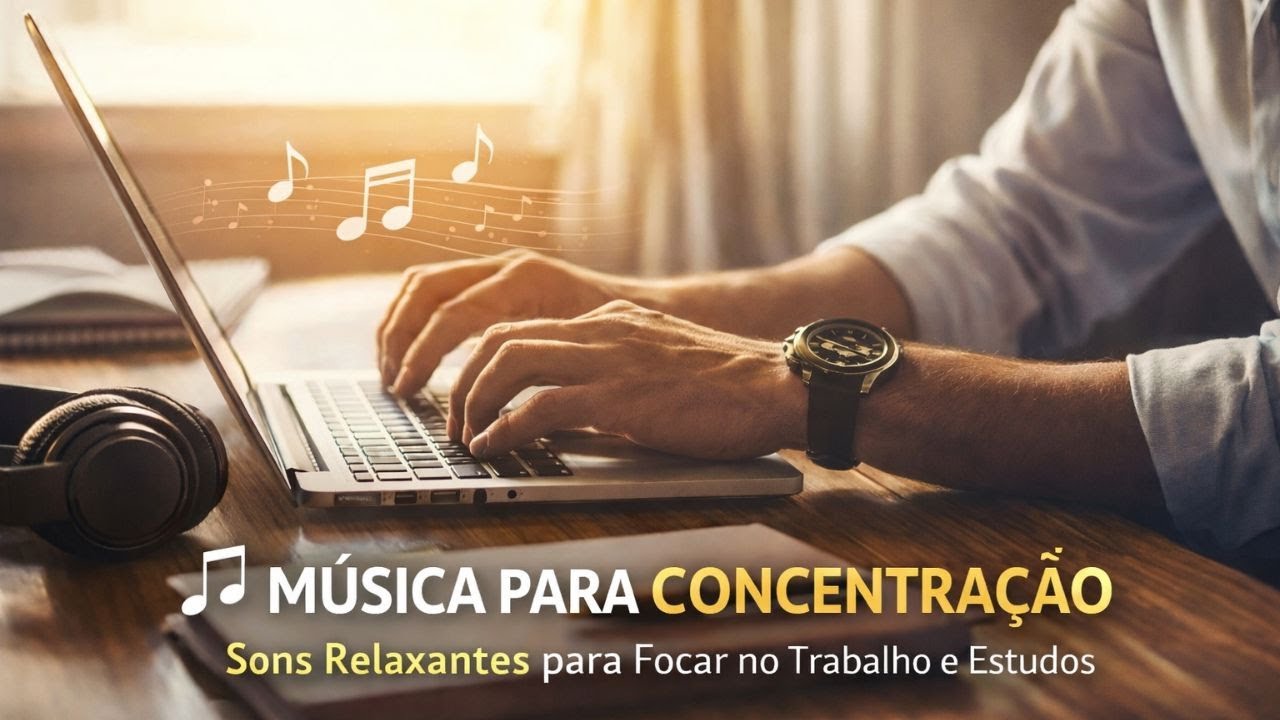 🎵 MÚSICA PARA CONCENTRAÇÃO | Sons Relaxantes para Focar no Trabalho e ...