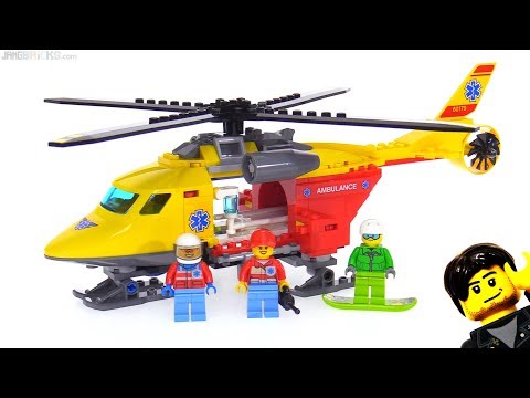 Building vehicles for my city #4 | Lego ambulance and rescue helicopter MOC. 