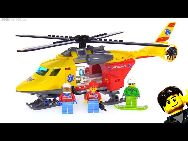 Observatory varsel ekspertise LEGO City Ambulance Helicopter 2018 review 🚁 60179 - YouTube